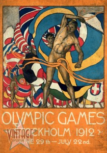 Olympics Games Stockholm 1912 - Vintagelized Restored Vintage Poster