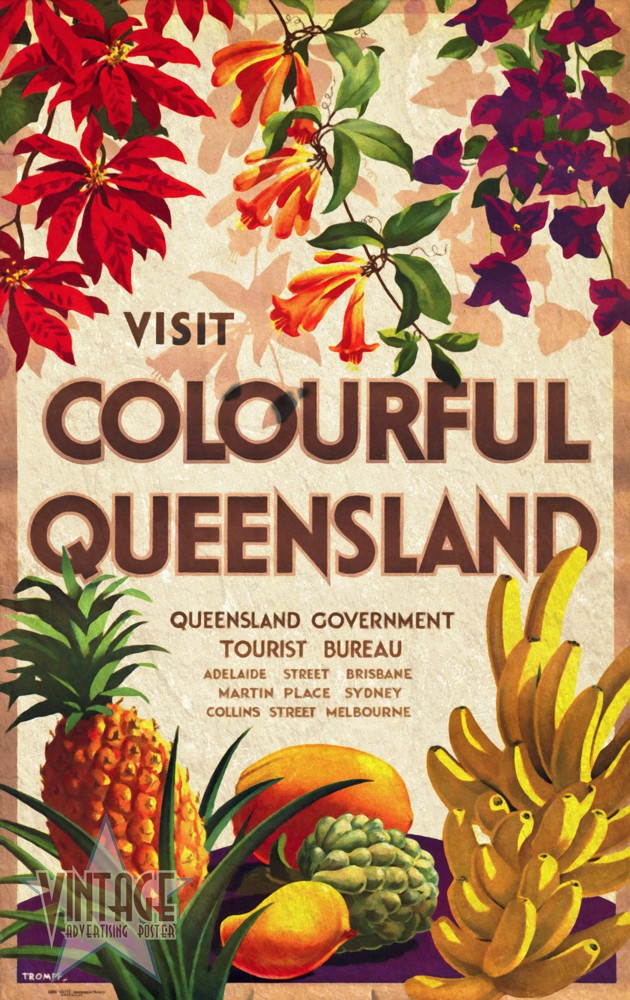 Visit Colorful Queensland - Vintagelized