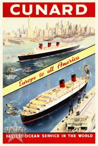 Cunard - Europe to all America - Restored
