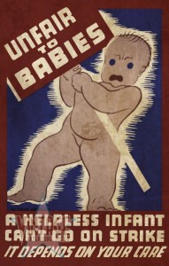 Unfair to Babies - Vintage Poster - Vintagelized