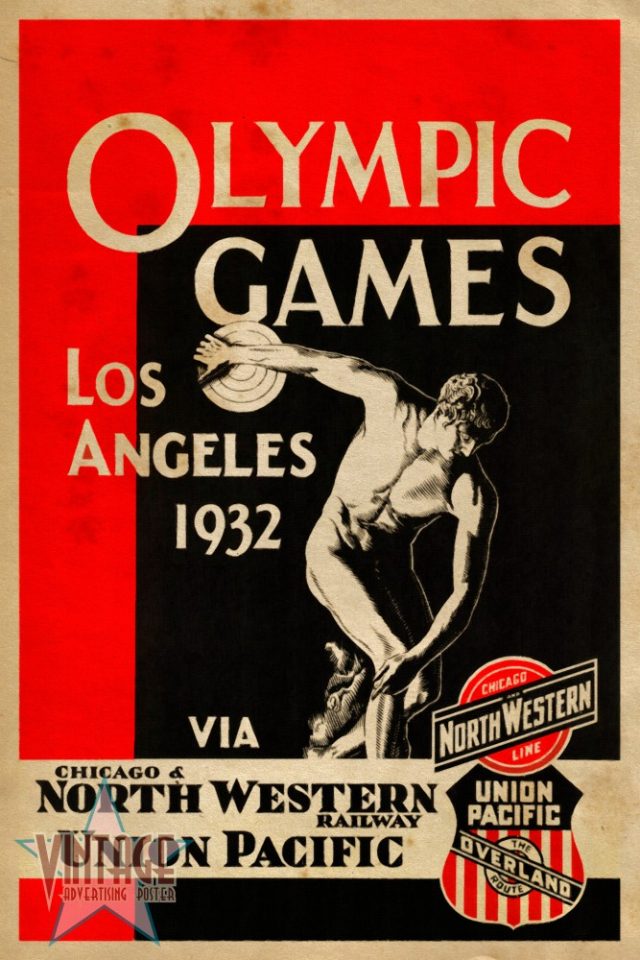 Olympics Games Los Angeles 1932 - Vintage Poster - Vintagelized