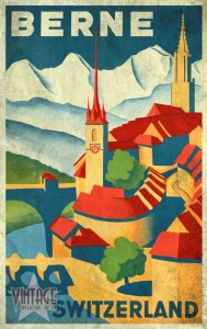 Berne Switzerland - Vintage Poster - Vintagelized